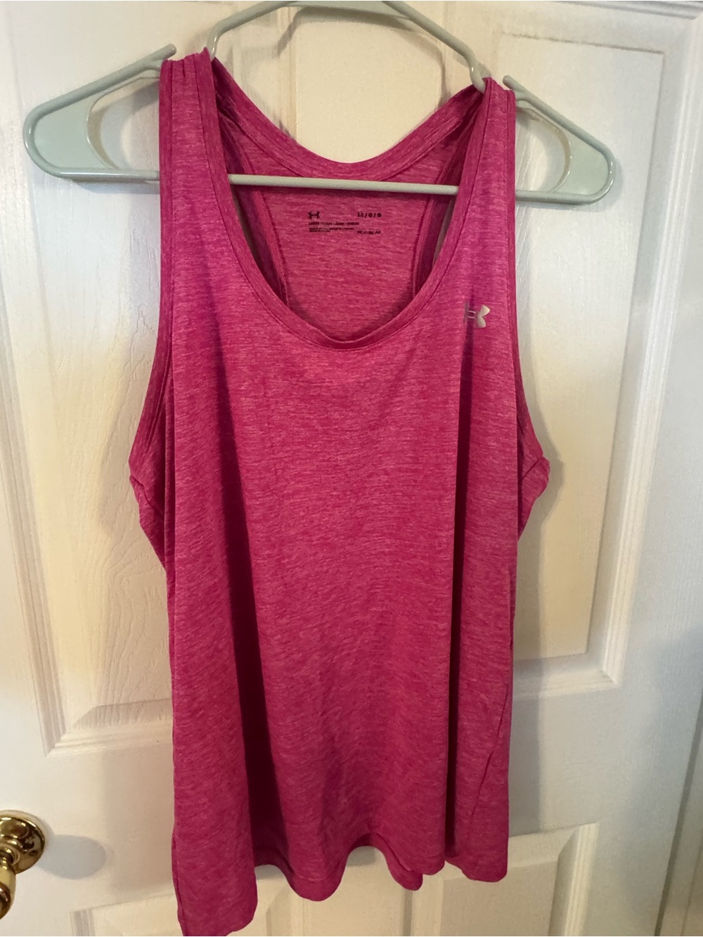 Under Armour Women’s Heathered Fuchsia Racerback Tank